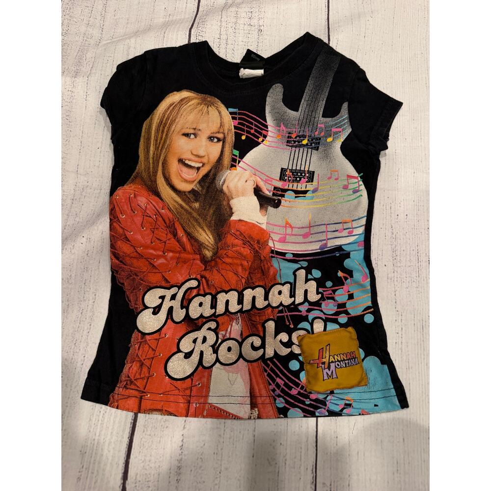 Vintage Y2K Hannah Montana Shirt Size S (6/6X)